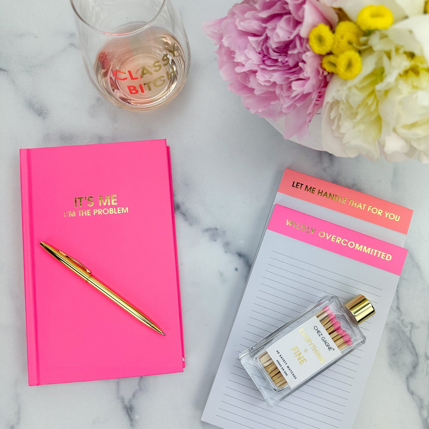It's Me. I'm The Problem - Cosmopolitan Pink Hardcover Journal