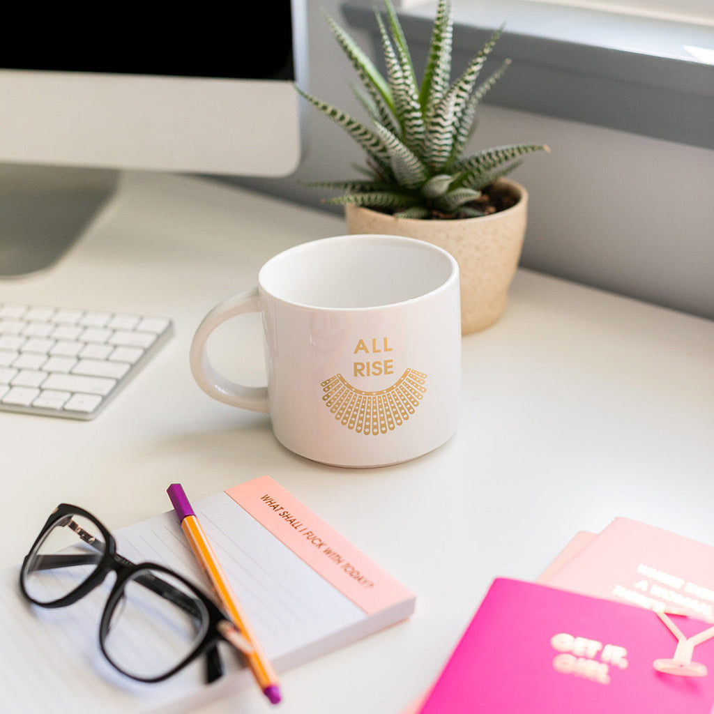 All Rise - RBG Collar Gold Metallic Mug