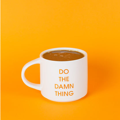 Do The Damn Thing - Gold Foil Metallic Mug