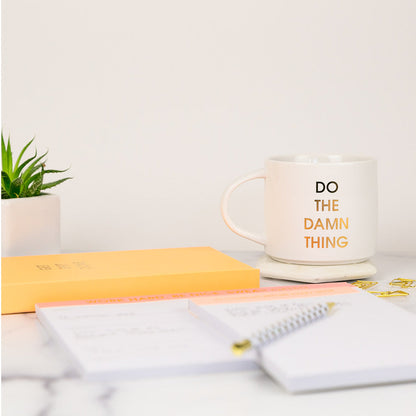 Do The Damn Thing - Gold Foil Metallic Mug