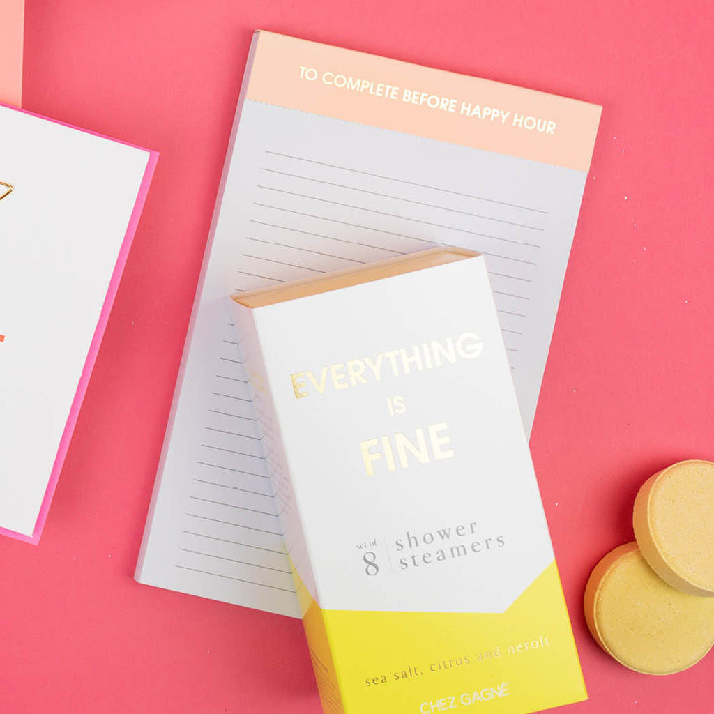 To Complete Before Happy Hour - Lined Notepad