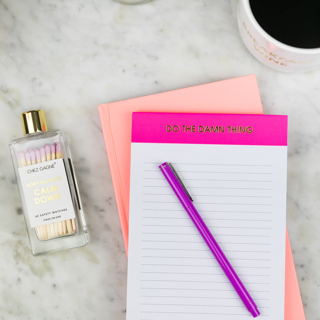Do the Damn Thing - Lined Notepad