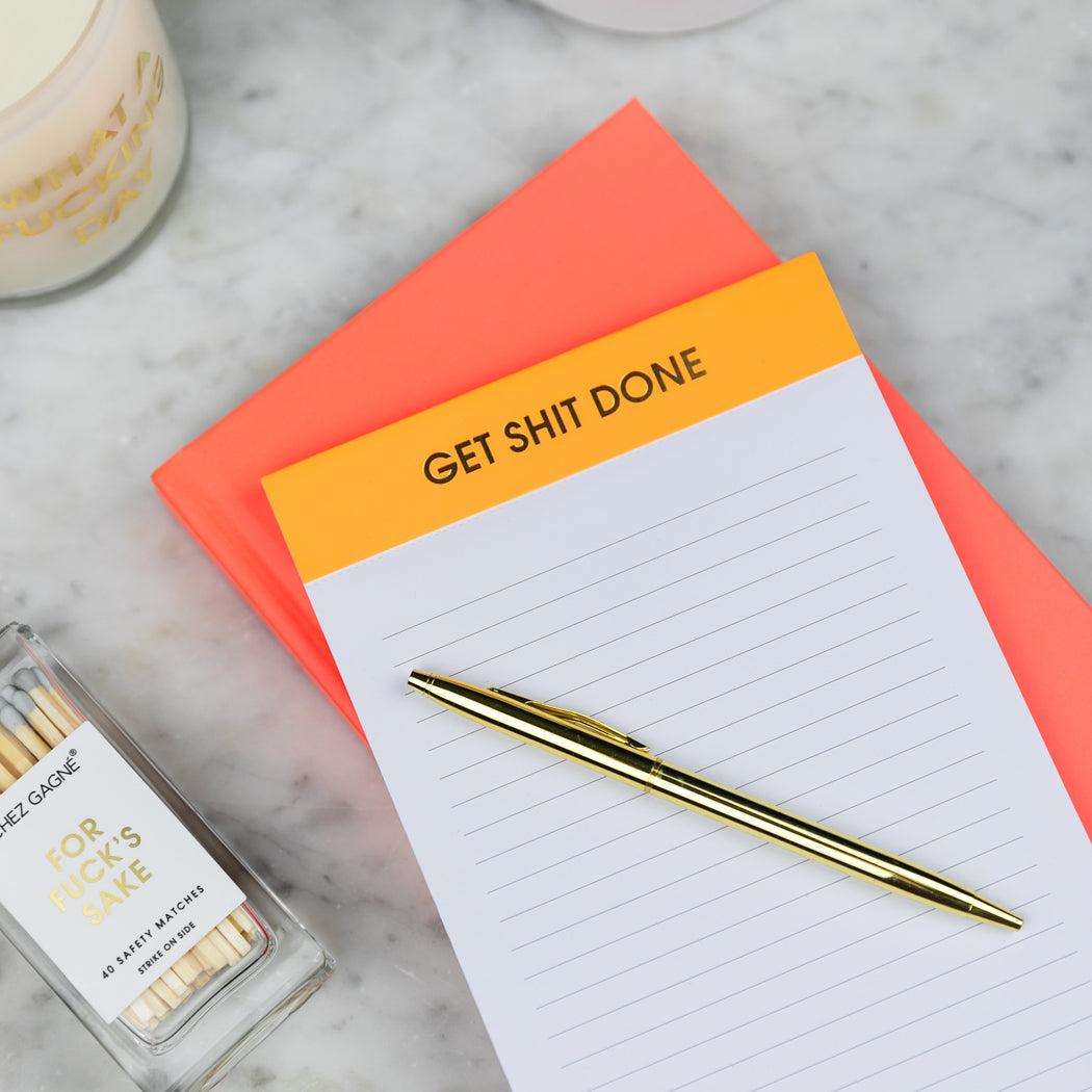 Get Shit Done - Lined Notepad