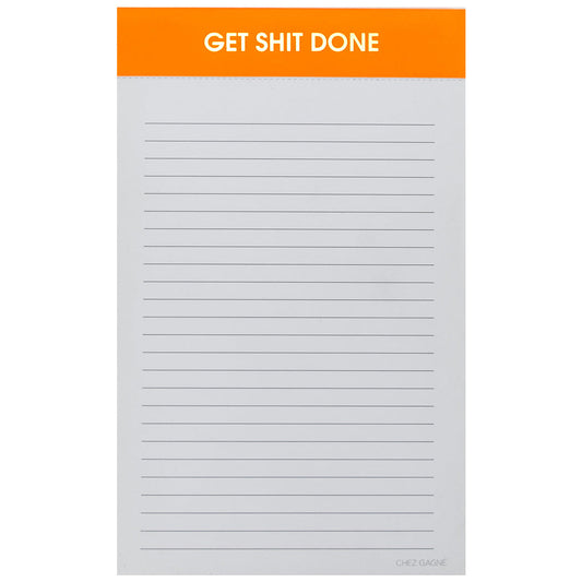 Get Shit Done - Lined Notepad