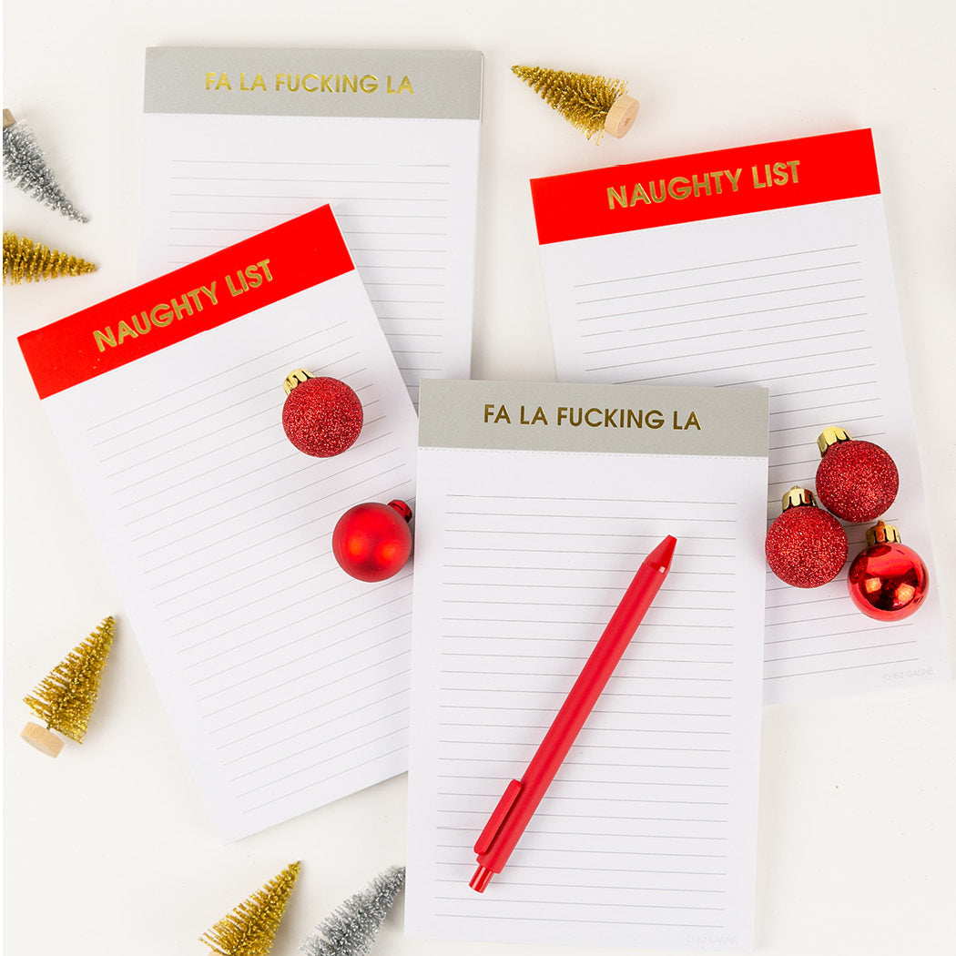 Fa La Fucking La - Lined Notepad