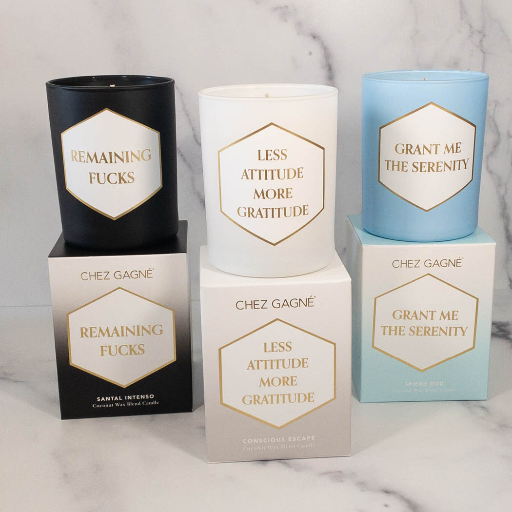 Grant Me The Serenity - Painted Candle in Gift Box