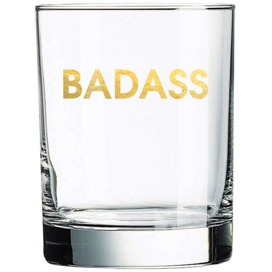 Chez Gagne Chez Gagné Badass Rocks Glass