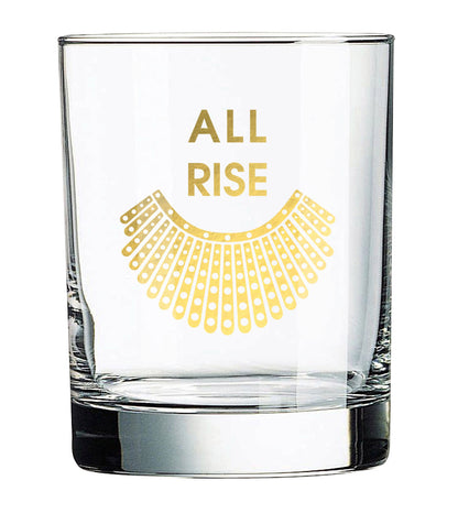 All Rise - RBG Collar Rocks Glass