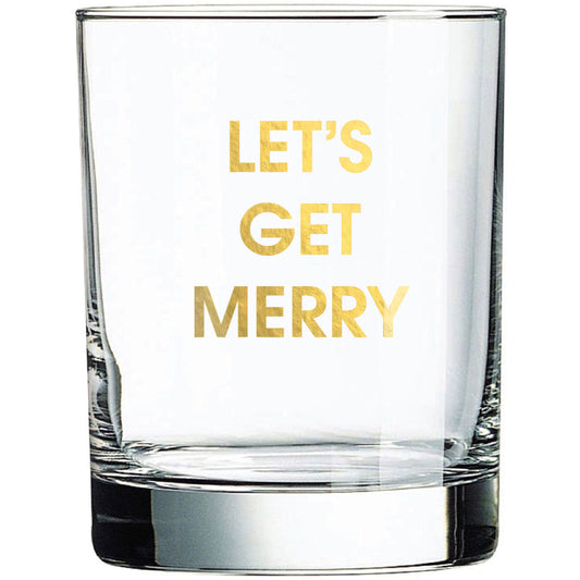 Let's Get Merry - Rocks Glass