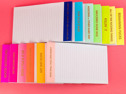 Remaining Fucks - Lined Notepad