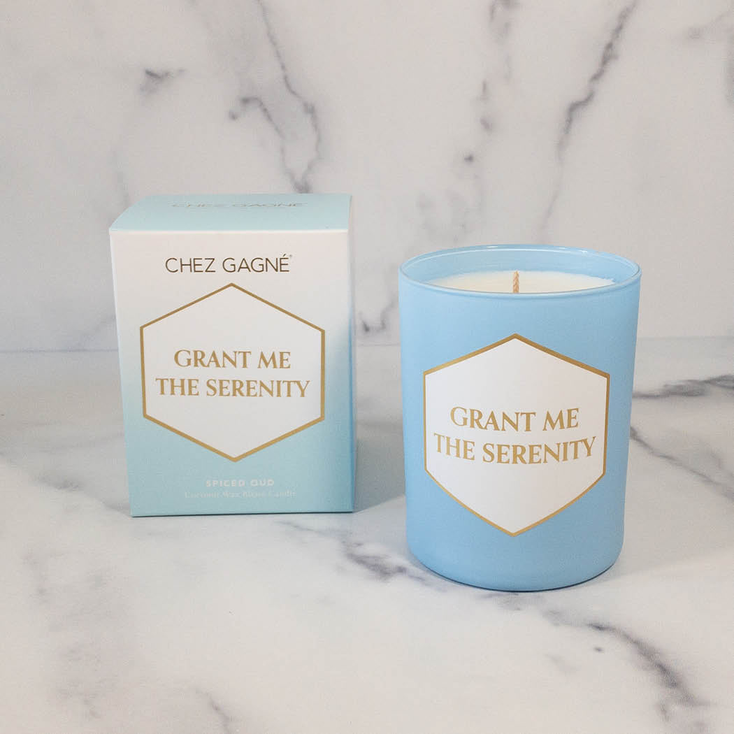 Grant Me The Serenity - Painted Candle in Gift Box