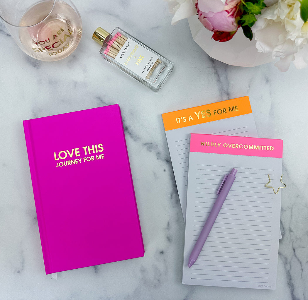 Love This Journey For Me - Fuschia Hardcover Journal
